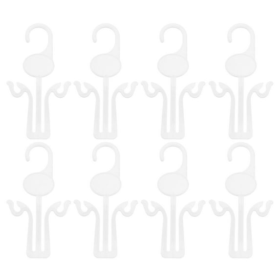 Hemoton 20pcs Shoe Display Hook Shoes Drying Rack Plastic Shoes Hanger for Home Supermarket Mall