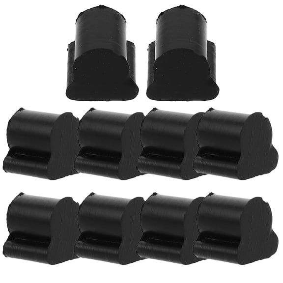 HEMOTON 20pcs Trumpet Valve Repair Parts Rubber Bumper For Brass Instruments Trumpet Replacement Accessories 4mm