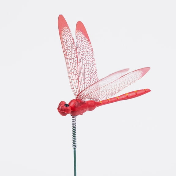 HEMOTON Pcs Simulated Dragonfly Decoration Outdoors outside Ornaments Home