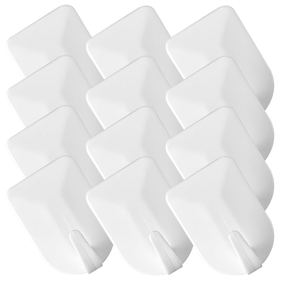 HEMOTON  24 Pcs Sticky Hooks for Hanging Necklace Holder Wall