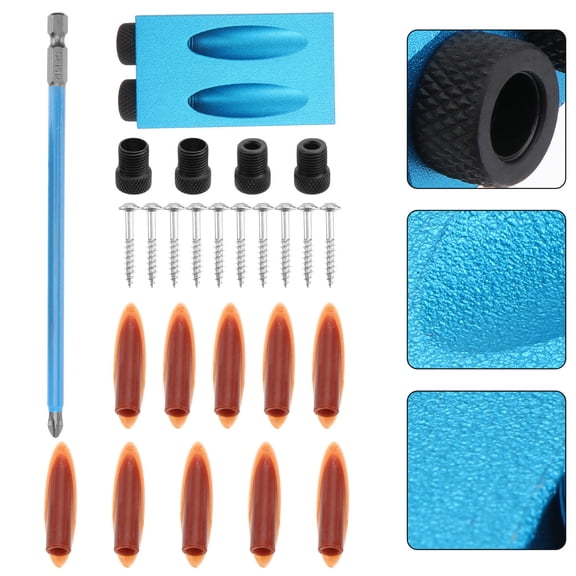 HEMOTON 28 PCS Work Angled Hole Locator Practical Tool Set M