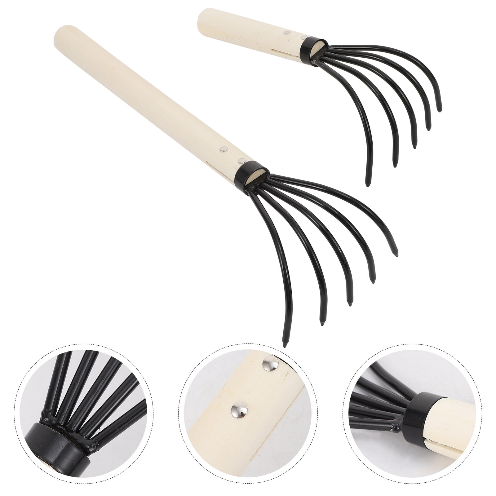 HEMOTON 2Pack Rake for Clamming Seaside and Beach Activities 14.6x4.5in ...