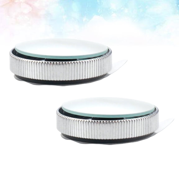 HEMOTON 2-Pack 360 Wide Angle Round Convex Side Mirror for Car Vehicle Small Round Rearview