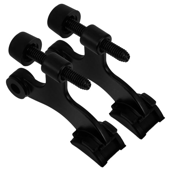 HEMOTON 2pcs Door Stoppers Adjustable Door Stopper Heavy Duty Hinge Door Stopper