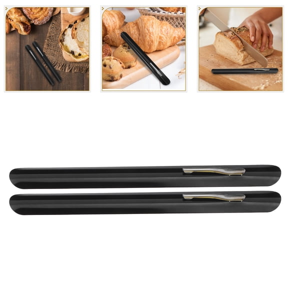 HEMOTON 2pcs Stainless Steel Crumb Sweeper Table Crumber for Servers Restaurant Bread Chip Cleaner Portable Crumb Scraper for Kitchen