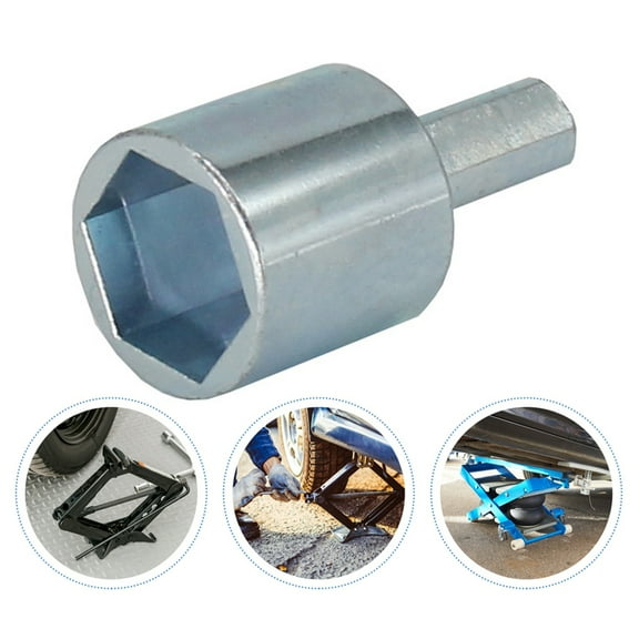 HEMOTON 2pcs Trailer Jack Drill Adapter Socket Rv Scissor Jack Socket Scissor Jack Accessories