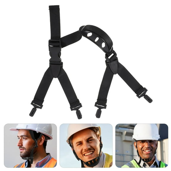 HEMOTON 2pcs Working Hard Hat Chin Strap Safety Construction Chin Strap Hard Hat Elastic Chin Strap