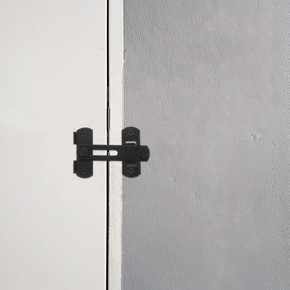 DEEPCRAFF Interior Door Latch Gunmetal 3Pcs 3.9x1x0.1In