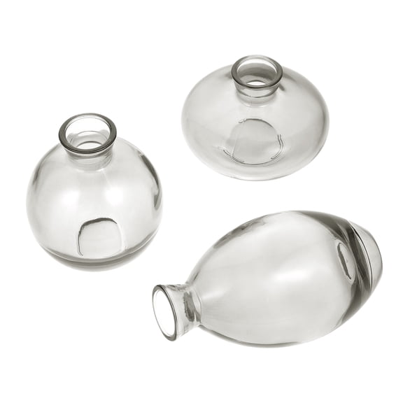 YOSADIER  Simple Glass Vase Set for Storage Elegant Home Vase Decoration