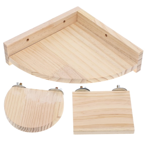 HEMOTON 3 Pcs Hamster Activity Center Soft 18.20X18.20X5.00CM