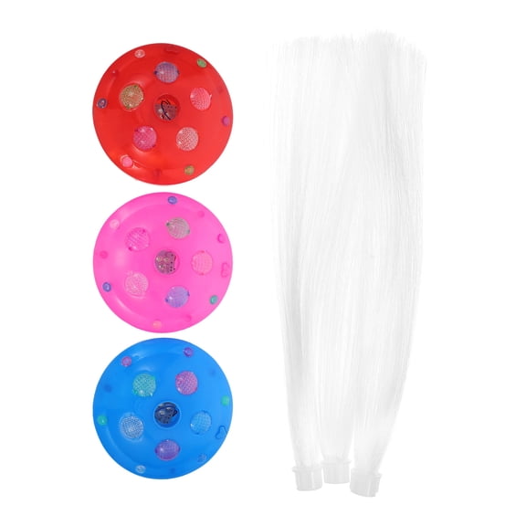 HEMOTON 3 Pcs Night Lights Stars Fiber Optic Filament LED Lamp