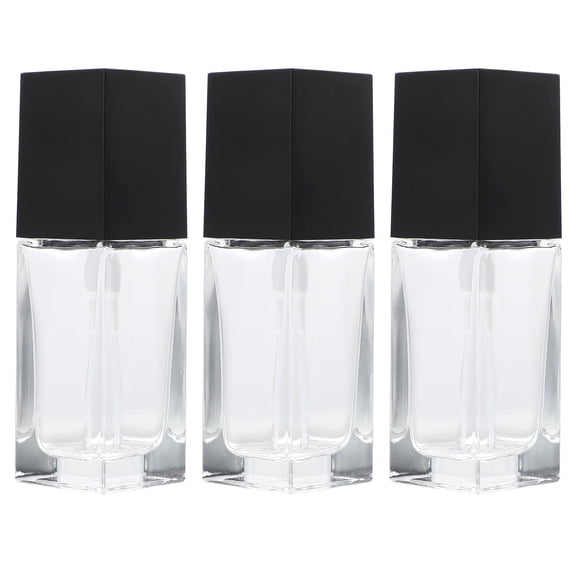 HEMOTON 3- Dispenser Bottles for Liquid Soap, Shampoo, and Lotion - Empty Refillable Plastic Containers