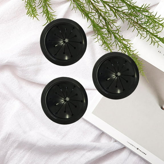 YOSADIER 3Pcs Waste Processor Seal Rings Black Rubber Seal Ring Spray Proof Durable Use