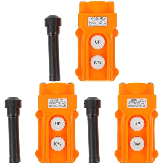 HEMOTON 3 pcs Dust-proof Durable Lifter Switch Professional Lifter Controller (Orange)