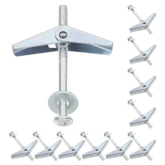 SOPOTUTU Heavy Duty Toggle Bolts Carbon Steel Expansion Screws for Hollow Walls, Home Repair Fasteners, 30pcs