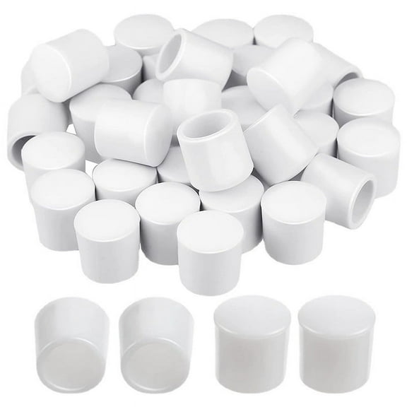 HEMOTON 30pcs Plastic Door Stop Replacement Tip Door Stop Caps Bumpers For Wall Floor Hardware Universal Furniture Protection Tool