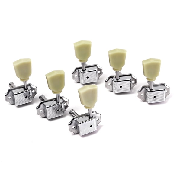 HEMOTON A-59 Guitar String Tuning Pegs Tuners Machine for Acoustic and Electric Guitars 3L3R Set