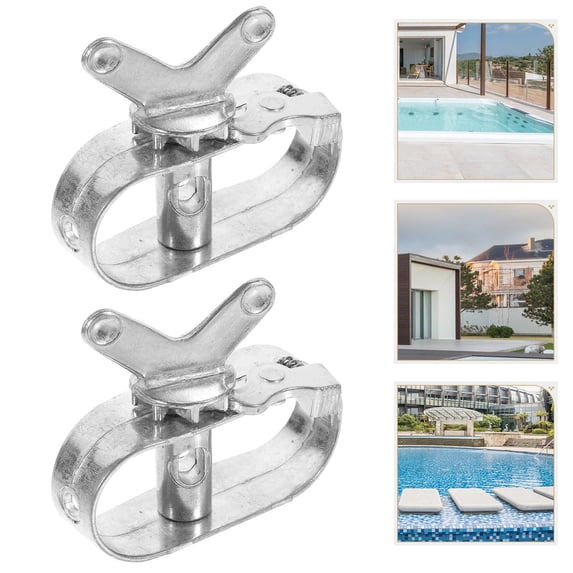 HEMOTON 3Pcs Ground Pool Cover Cable Winch Winter Safety Cover Cable Hoist Cable Tightener