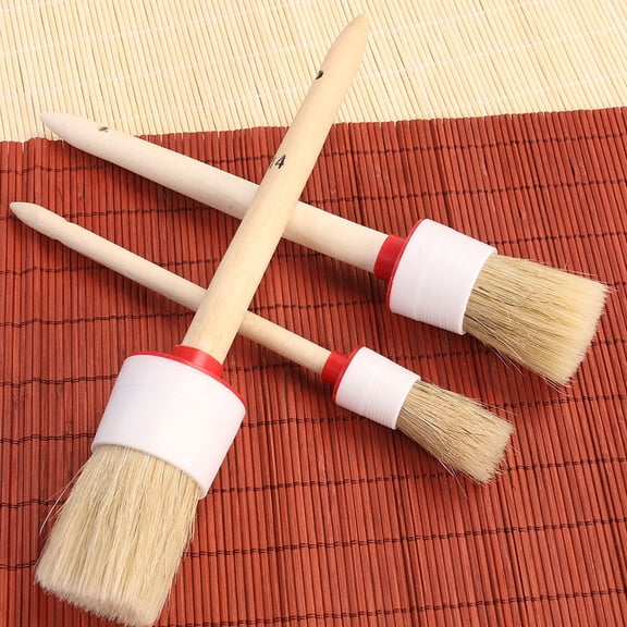 HEMOTON Soft Detailing Brushes for Car Cleaning Vents Dash TrimSeats Gentle Yet Effective Bristle and Plastic 4 Pieces