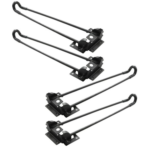 HEMOTON 4 Pc Foldable Furniture Legs Outdoor Folding Table Laptop Hairpin