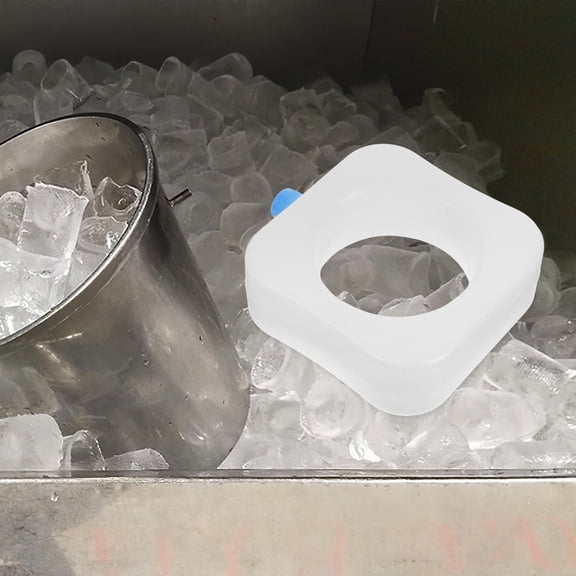 HEMOTON 4 Pcs Air Conditioning Fan Ice Crystal Box Small Freezer Rectangular Travel White