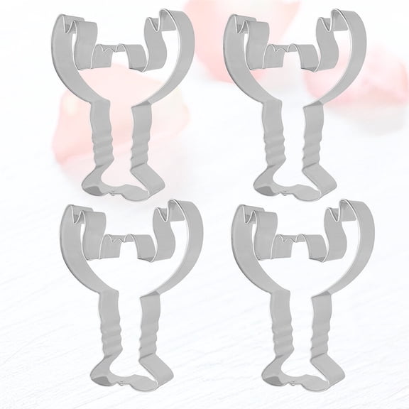 HEMOTON 4 Pcs Animal Bread Mold Form Baking Lobster Shape