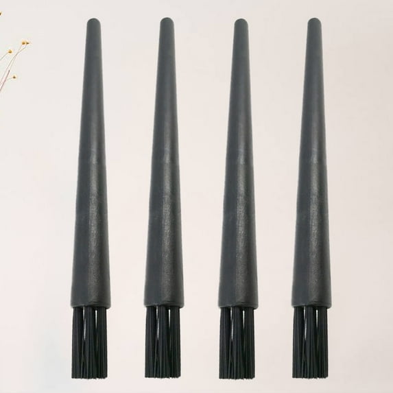 HEMOTON 4 Pcs Functional Multifunction Razor Cleaning Brush 12.5X0.8X0.8cm Black
