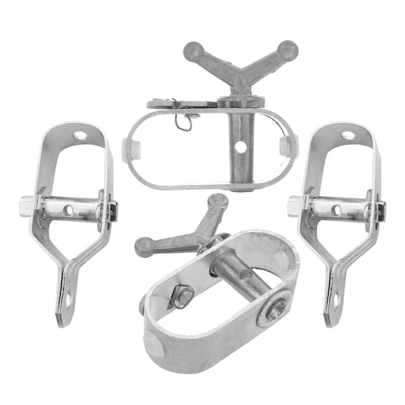 HEMOTON 4 Pcs Greenhouse Cable Tightener Wire Rope Fence Tensioner Silver