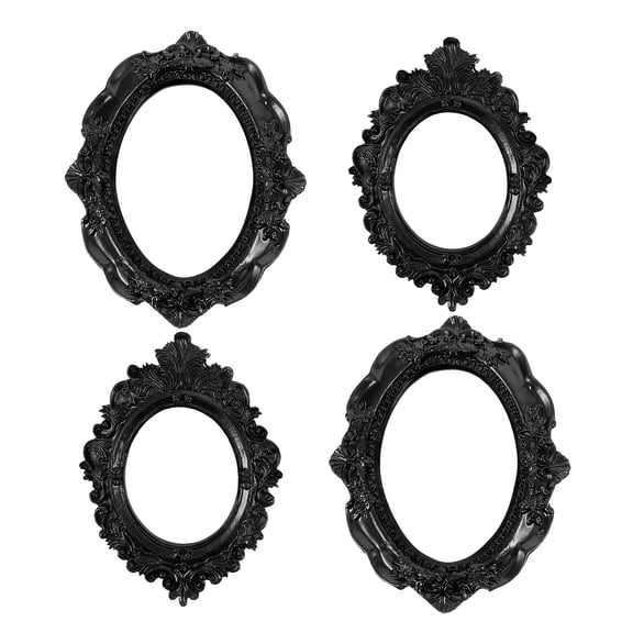 HEMOTON  4 Pcs Picture Stands for Display Photo Frame Jewelry Embossed Decorative