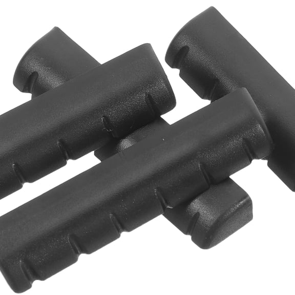 ORDDIART 4-Pack Black Plastic Guitar Nut Replacement for Acoustic and Electric Guitars, Pre-Slotted for Accurate String Spacing