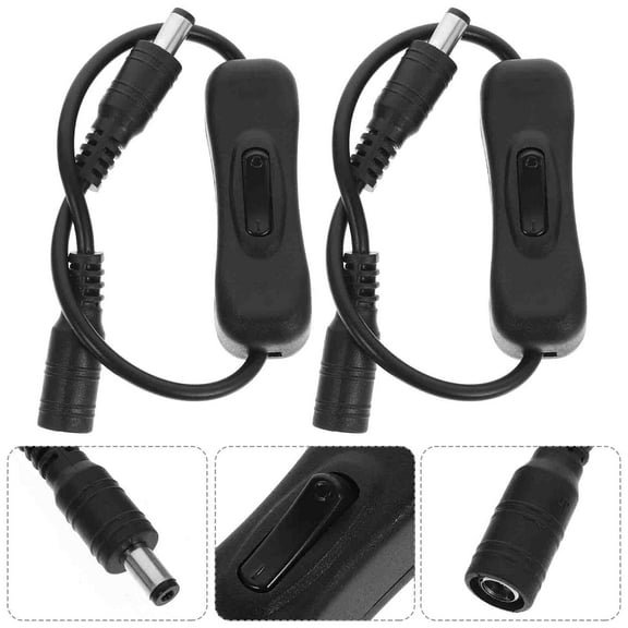 HEMOTON  4 Pcs Replacement Switch Part Inline Cord Switching Power