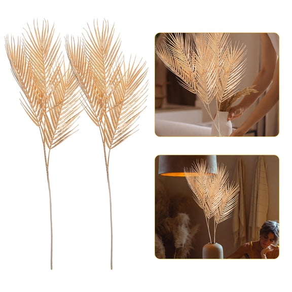 HEMOTON Set of 4 Realistic Ornaments for Wedding and Party Decoration, Elegant Simulated Foliage Accents