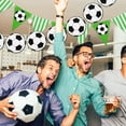 thumbnail image 1 of SOPOTUTU Soccer Theme Pennants 4-Pack Assorted Colors Sports Party Decorations Easy to and Install, 1 of 7