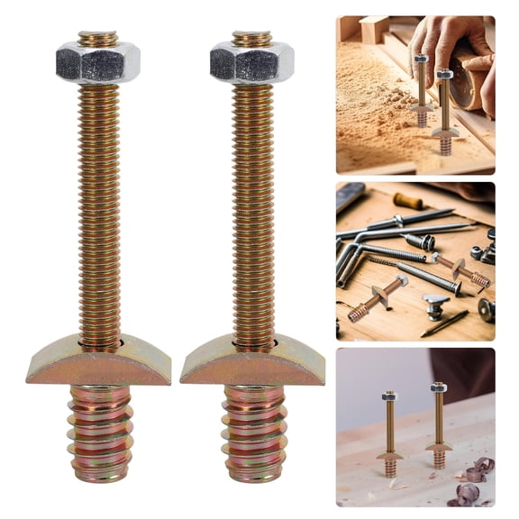 HEMOTON 4 Sets Furniture Connector Kits for Countertop Joining - Kitchen Hardware Accessories