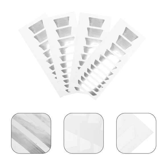 HEMOTON  4 Sheets Fretboard Inlay Stickers Fingerboard Guitar Note