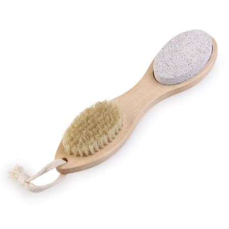 HEMOTON 4-in-1 Foot File Nail Brush Callus Reducer Pumice Stone