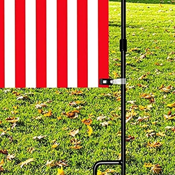 Phenofice Garden Flag Clips, Windproof and Durable, Plastic, Black, 40Pcs