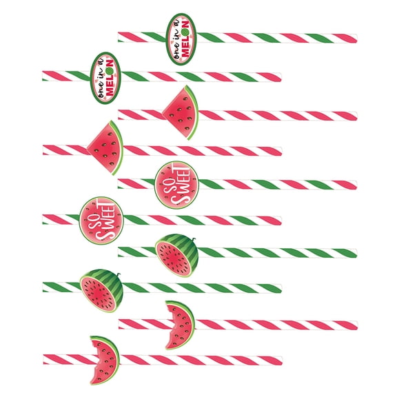 SOPOTUTU 40Pcs Assorted Color Hawaii Style Disposable Paper Straws for Juices Shakes and Iced Coffee