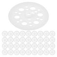 thumbnail image 1 of HEMOTON 45mm Plastic Washers, Polypropylene Load Spreading Washers for Fixing and Supporting Rigid Foam Insulation Panels, Flat Washers for Screws and Nails (300PCS), 1 of 8