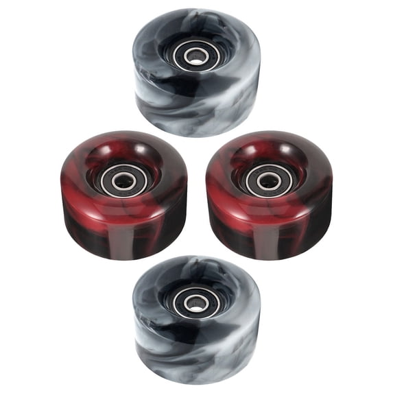 HEMOTON 4Pcs Skate Wheels Roller Wheels Skate Wheels Replacements Novelty Skate Wheels Roller Skates Parts