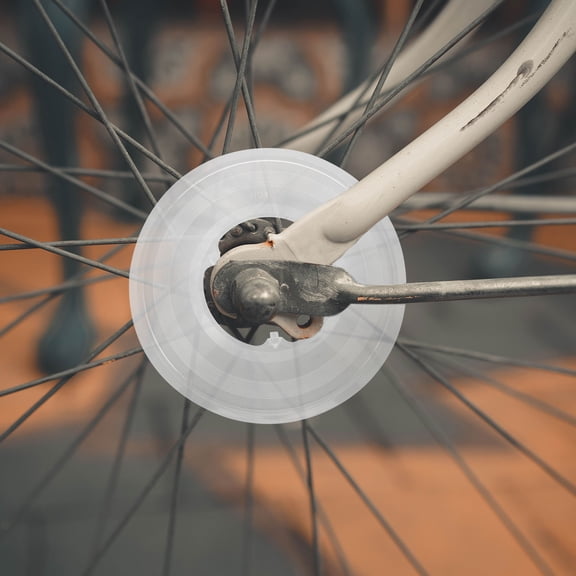 RENACLIPY Professional Bike Flywheels Cover, Clear and Durable, Exceptional Protection, 4Pcs