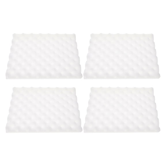 SOPOTUTU 4-Piece White Sponge Mat Set for Cake Decorating, Baking, Fondant Tools and Supplies