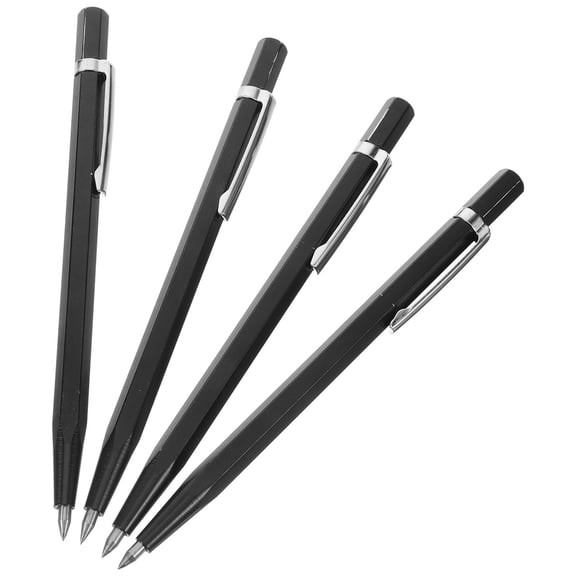 HEMOTON 4pcs Metal Glass Marble Marking Pen Ceramic Engraving Pen Glass Etching Tool