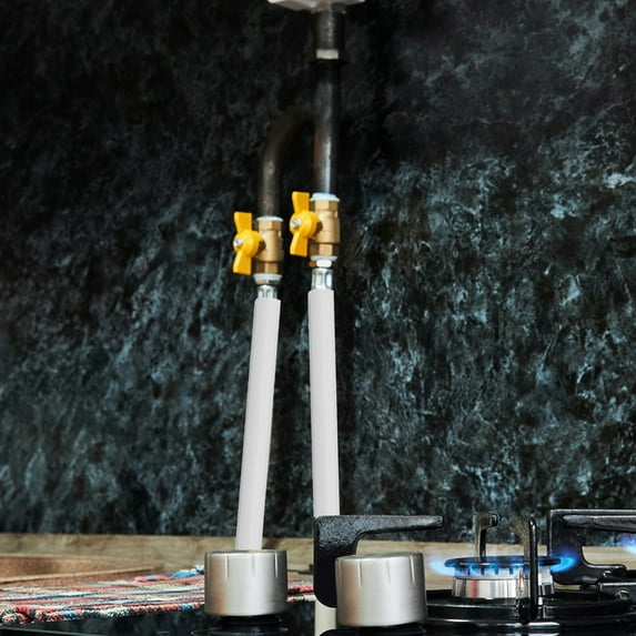 HEMOTON 4pcs Radiator Pipe Sleeve 15 x 300 mm Radiator Coolant Hose Flange Pipe Covers for Bathroom Outdoor Indoor Protecting Pipes