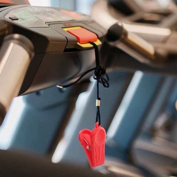 HEMOTON 4pcs Replacement Safety Key Clip For Treadmill Emergency Stop Accessories With Strong Grip Key For Fitness Equipment And Home Gym Use