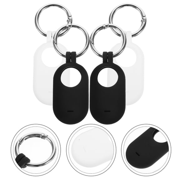 HEMOTON 4pcs Tracer Cover Locator Case Anti-scratch Locator Compatible With SmartTag2