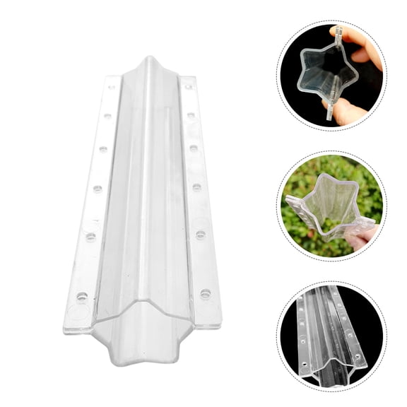 HEMOTON 4pcs Vegetable Shaping Mold Cucumber Molds Clear Vegetable Growing Shaper