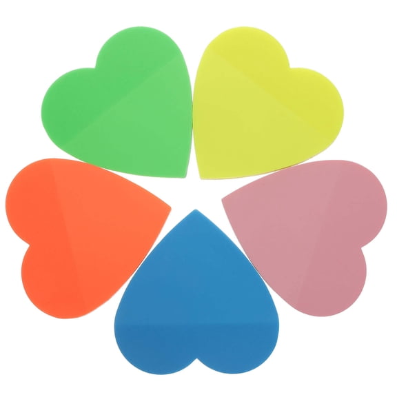 HEMOTON 5 Books Fluorescent Annotation Supplies Office