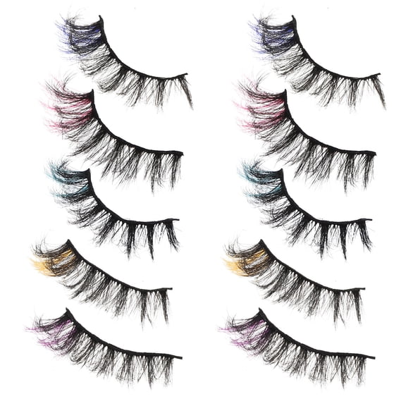 HEMOTON Bulk lashes for Practice Assorted Color Eyelash Extensions Safe and Comfortable to Use