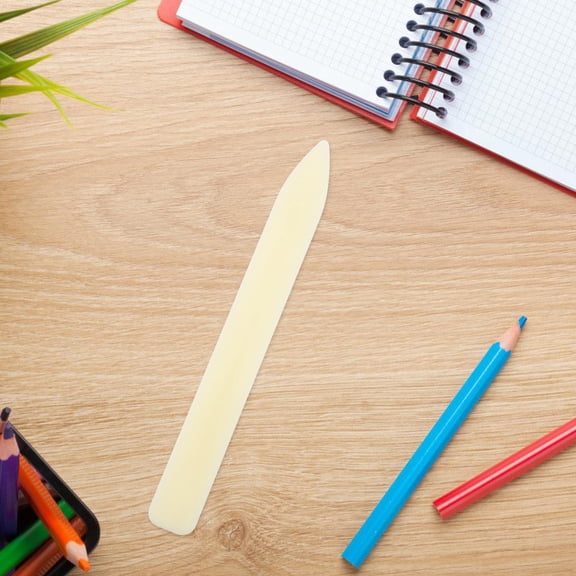 HEMOTON 5 Pcs Bone Creased Knife Paper Tool 20.50X2.40X0.50CM Beige